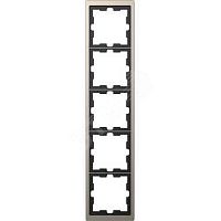 SCHNEIDER ELECTRIC Рамка пятипостовая D-Life никель SD (MTN4050-6550)