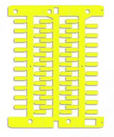 DKC Маркировка для провода, жесткая, для трубочек. 4х12мм. Желтая  (60 шт на 1 листе) (NUT12Y)