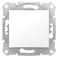 SCHNEIDER ELECTRIC Sedna Выключатель одноклавишный 2п с индикатором в рамку белый (SDN0201121)