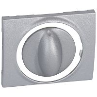 LEGRAND Galea Life Лицевая панель для управления вентиляцией и выключателя с задержкой срабатывания алюмини (771357 )