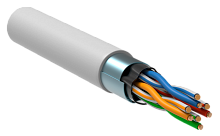 IEK Витая пара F/UTP кат 5E 4х2х0.52 LSLTx белый 305м РФ/Т (LC1-C5E04-328-T-P-R)