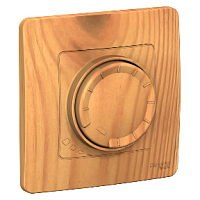 SCHNEIDER ELECTRIC BLANCA скрытой установки светорегулятор  (диммер) поворотно-нажимной 400вт, ясень (BLNSS040015)