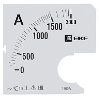 EKF Шкала сменная для A961 1500/5А-1.5 PROxima (s-a961-1500)
