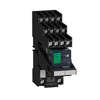 SCHNEIDER ELECTRIC Комплект из реле, колодки, скобы, маркировки, 4С/О, 6А, =24В (RXM4AB2BDPVS)