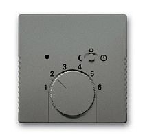 ABB SOLO/FUTURE Накладка для терморегулятора 1095U/1096U метеор/серый металлик (1710-0-3848)