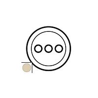 LEGRAND Celiane Панель лицевая для розетки тройной аудио/видео (066278 )