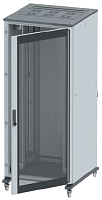 DKC Напольный шкаф 42U Ш600хГ600 передняя дверь стекло, задняя глухая дверь,крыша укомплектована вводом (R5IT4266GS)