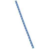 LEGRAND Маркер для кабеля цифра  (6) белая/синяя Duplix 800шт (038406 )