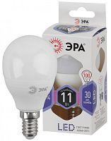 ЭРА LED P45-11W-860-E14   (диод, шар, 11Вт, хол, E14)  (10/100/3000) (Б0032990)