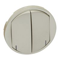 LEGRAND Клавиша управляющего устройства 2-канального MyHome Play Zigbee титан (68393 )