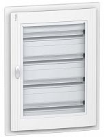 SCHNEIDER ELECTRIC Pragma Щит распределительный встраиваемый ЩРв-96 IP40 пластиковый белый прозрачная дверь (PRA24424)