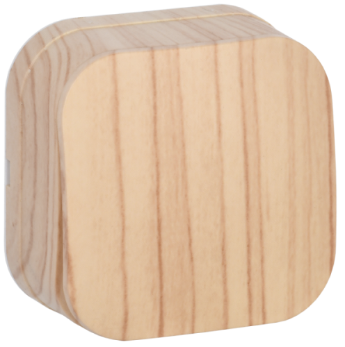 IEK GLORY Выключатель одноклавишный наружный сосна 10А (EVH10-K34-10)