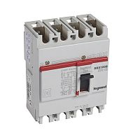 LEGRAND Выключатель автоматический DRX125 термомагнитный 25A 4П 10кА (027012 )