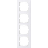 SCHNEIDER ELECTRIC M-Pure Рамка 4 поста полярно-белый (MTN4040-3619)
