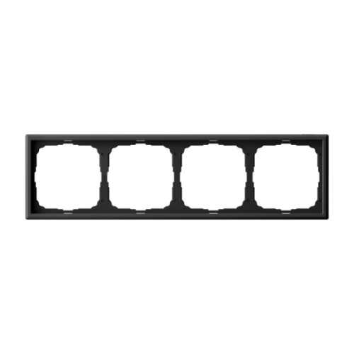 Systeme Electric ARTGALLERY Рамка 4-постовая, универсальная, карбон (GAL001004)