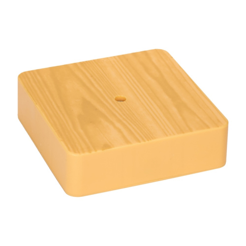 EKF Коробка разветвительная KMP-030-032  (104х104х28) светлое дерево  PROxima (plc-kmr-030-032-s)