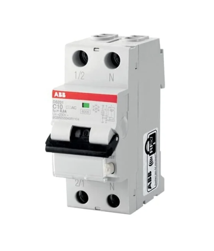 ABB Выключатель автоматический дифференциальный 1п+N 25А 30мА DS201 С AC (2CSR255040R1254)