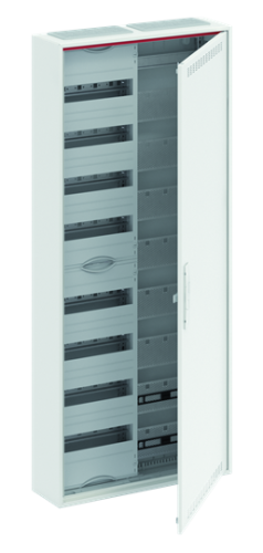 ABB Шкаф 96М навесной с медиапанелями IP30, 1250x550x160 между DIN-рейками 125 мм и самозажимными клеммами N/PE и дверью с вент. отверстиями ComfortLine   (CA28VML)  (2CPX052215R9999)
