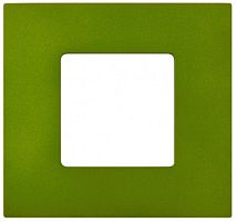 SIMON Рамка-декор на 1 пост для 2700610-03., S27Pl, Артик зеленый (2700617-084)
