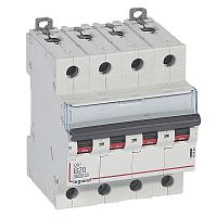LEGRAND Выключатель автоматический четырехполюсный 20А B DX3 6kA/10kA (407625 )