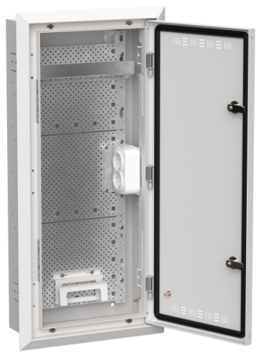 IEK TITAN 5 Корпус мультимедиа ЩРв-48 (1х48) 755х365х130мм IP30 белый  (TI5-51-V-048-30)