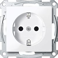 SCHNEIDER ELECTRIC Механизм розетки сошторками с заземляющим контактом (MTN2400-0325)