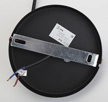 ЭРА Светильник подвесной декоративный PL4 BK/RC  металл, E27, max 60W, d203 мм, шагрень черный/медь  (10 (Б0037438)