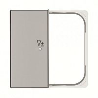 ABB SRD-2-L-85PL Клавиша двойная левая free@home, SKY, светорегулятор, серебристая  (SRD-2-L-85PL)  (2CLA852641A1301)