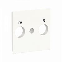 SCHNEIDER ELECTRIC Панель лицевая UNICA NEW TV/FM розетки белый (NU944018)
