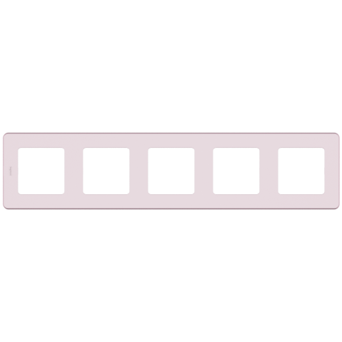 LEGRAND INSPIRIA Рамка декоративная универсальная  , 5 постов, для горизонтальной или вертикальной установки, цвет &quot;Розовый&quot; (673974) фото 2