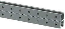 IEK STRUT-профиль перфорированный двойной 41х41х1000-2,0 HDZ (CLM50D-PSD-41-41-10-2-HDZ)