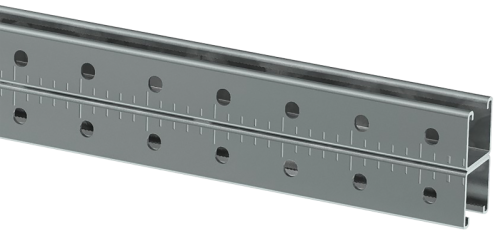 IEK STRUT-профиль перфорированный двойной 41х41х900-2,0 HDZ (CLM50D-PSD-41-41-09-2-HDZ)