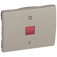 LEGRAND Galea Life Клавиша для выключателя 2п с индикацией титан (771418 )