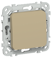 FLITE Выключатель 1-клавишный кнопочный 10А  хаки (FI-V14-0-10-1-K59)