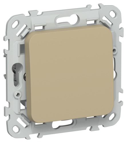 FLITE Выключатель 1-клавишный кнопочный 10А  хаки (FI-V14-0-10-1-K59)