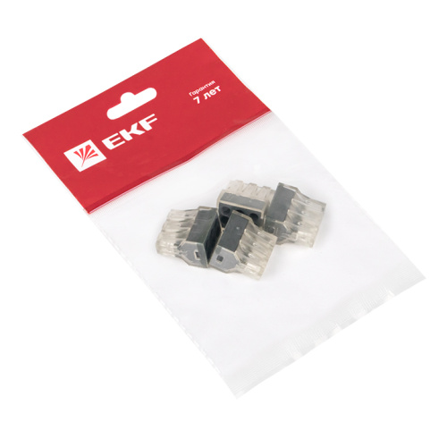 EKF Клемма строительно-монтажная СМК модель 106 6 отверстий 1.0-2.5мм2 (4шт) PROxima (plc-smk-106r) фото 3
