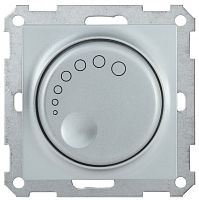 IEK СС10-1-1-Б Светорегулятор поворотный с индикацией 600Вт BOLERO серебрянный IEK  (EDB11-0600-K23)