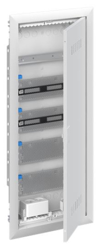 ABB Шкаф мультимедийный с дверью с вентиляционными отверстиями и DIN-рейкой UK650MV  (5 рядов)  (UK650MV)  (2CPX031393R9999)