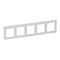 LEGRAND Valena LIFE Рамка 5 постов жемчуг универсальная (754145 )