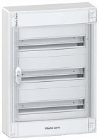 SCHNEIDER ELECTRIC Pragma Щит распределительный навесной ЩРн-72 IP40 пластиковый белый прозрачная дверь (по 24 модуля) (PRA29324)