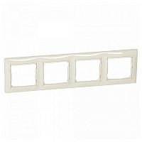 LEGRAND VALENA Рамка горизонтальная 4 поста слоновая кость (695634)