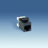 SIMON Коннектор RJ45 категория 6 S27/73L/82/82N/82C/88 черный (75544-39)