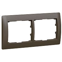 LEGRAND Galea Life Рамка 2 поста темная бронза (771202 )