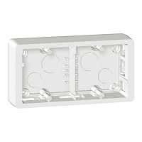 LEGRAND Celiane Коробка для накладного монтажа 2 поста титан (080245 )