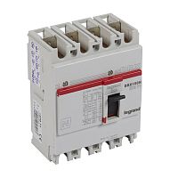 LEGRAND Выключатель автоматический DRX125 термомагнитный 20A 4П 36кА (027071 )