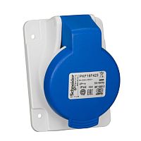SCHNEIDER ELECTRIC Розетка кабельная 16А 2Р+Е IP44 скрытая 220B винтовые контакты (PKF16F423)