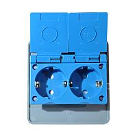 ABB Розетка комби-бокс Schuko двойная  (FMCE 51)  (2CMA191088R1000)