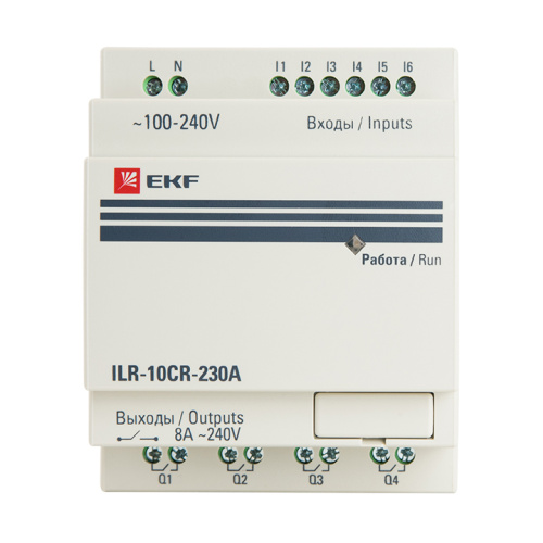 EKF Программируемое реле 10 в/в 230В PRO-Relay  PROxima (ILR-10CR-230A) фото 2