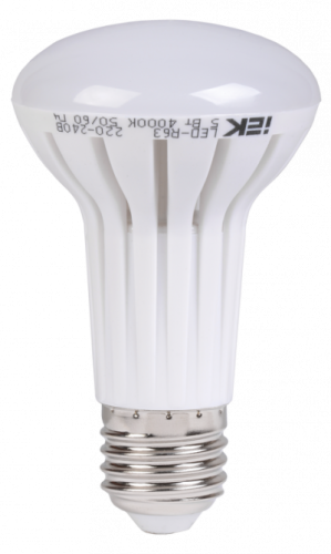IEK Лампа светодиодная LED зеркальная 5вт E27 R63 белый (LLP-R63-5-230-40-E27)