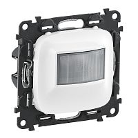 LEGRAND Valena ALLURE Датчик движения 180° 250Вт без нейтрали с лицевой панелью белый (752770 )